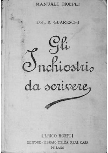 File:Rinaldo Guareschi - Gli inchiostri da scrivere.djvu