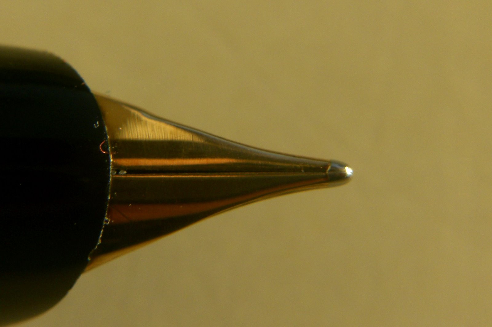 Le due ali del pennino coperto di una Aurora 88P