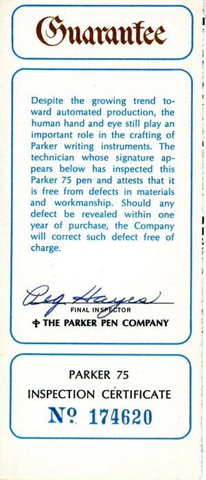 File:196x-Parker-75-Booklet-Warranty-Rear.jpg
