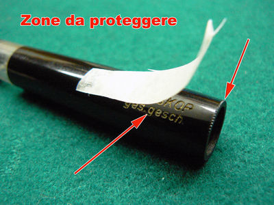 Fig. 19 - "Adler" - Lucidatura: protezione del cappuccio