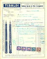 1933-05-Tibaldi-Mod.26-Invoice